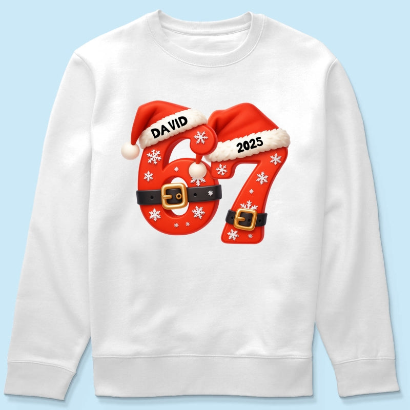Custom Six Seven - Personalized Shirt - Teen Slang Funny Tree Decor, Funny Teen Grandkid Gift