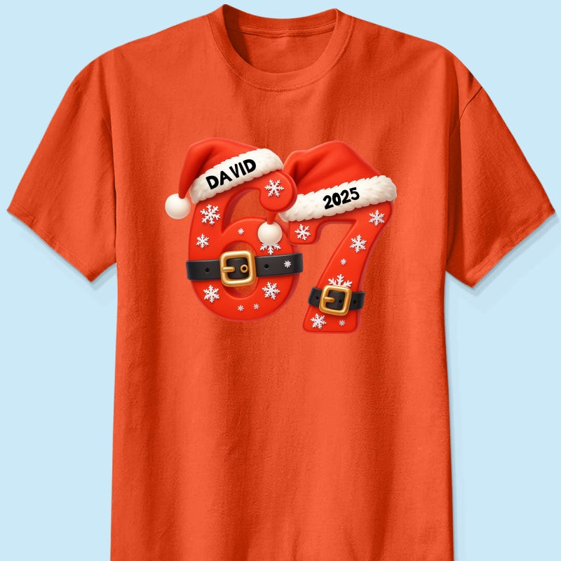 Custom Six Seven - Personalized Shirt - Teen Slang Funny Tree Decor, Funny Teen Grandkid Gift