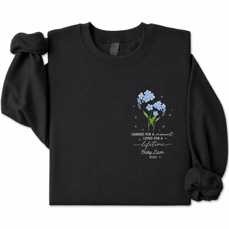Tiny Bloom Forever - Personalized Shirt - Memorial Sympathy Gift for Baby Loss