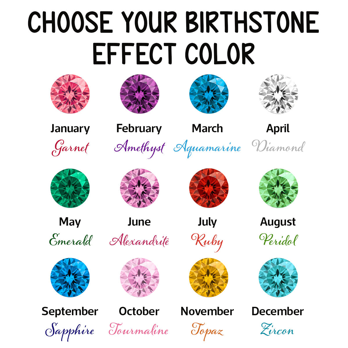 3D Birthstone Effect Custom Color Sisters Different Flowers From Same Garden - Personalized Glass Ornament - Gift For Sisters