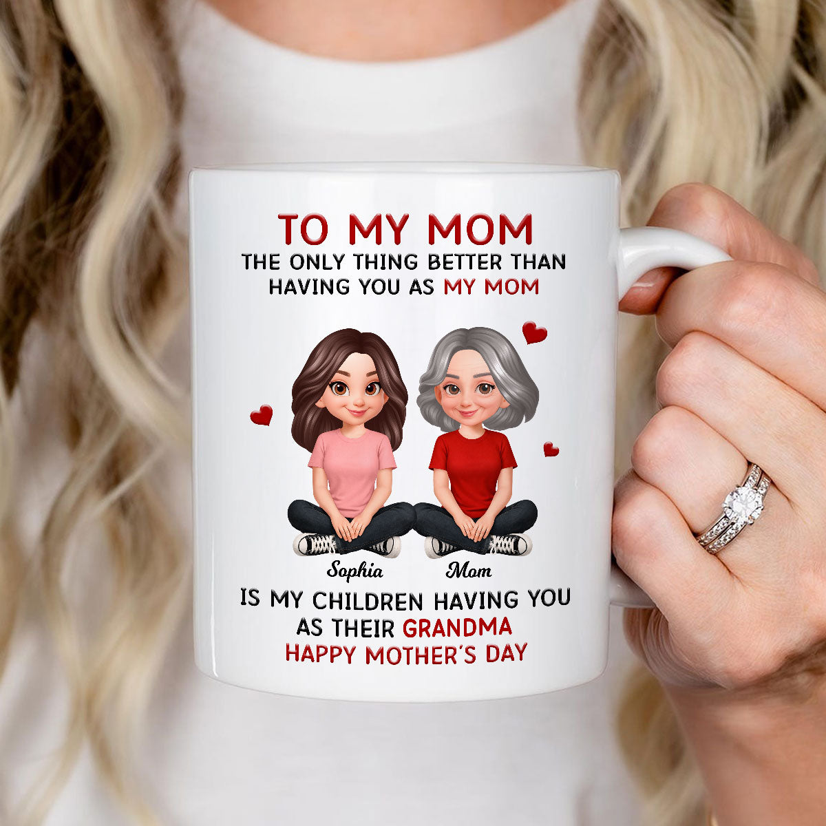 To My Mom The Only Thing Better Than Having You As Mom - Personalized Mug - Mother's Day Gift For Mom