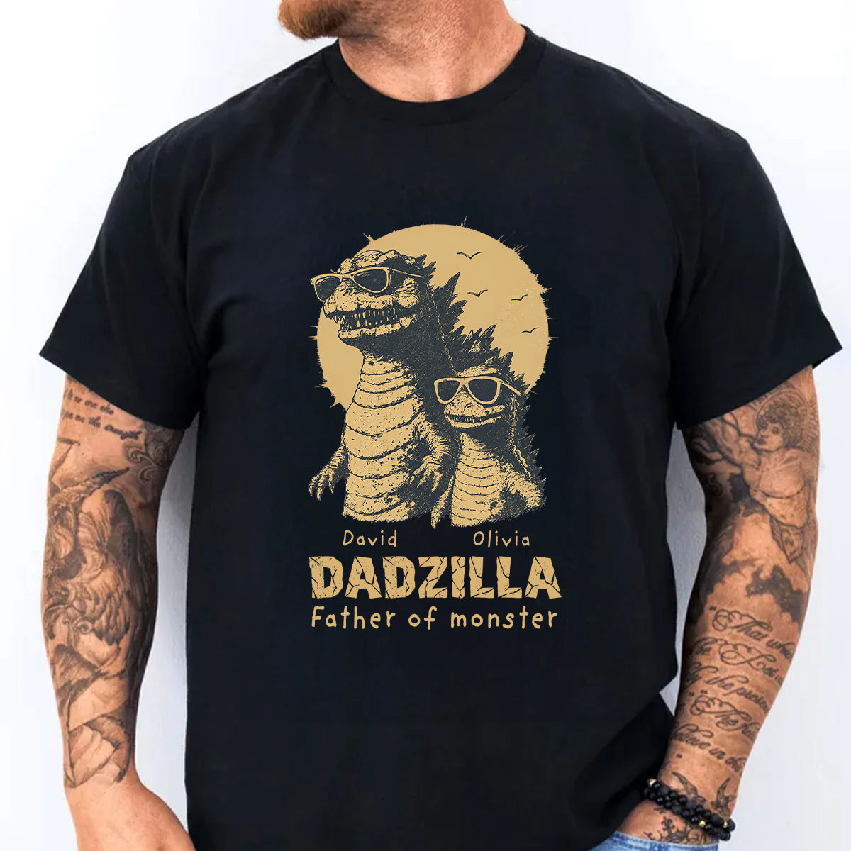 Father of Monsters - Personalized Shirt - Funny Father's Day Gift for Dad, Papa, Husband