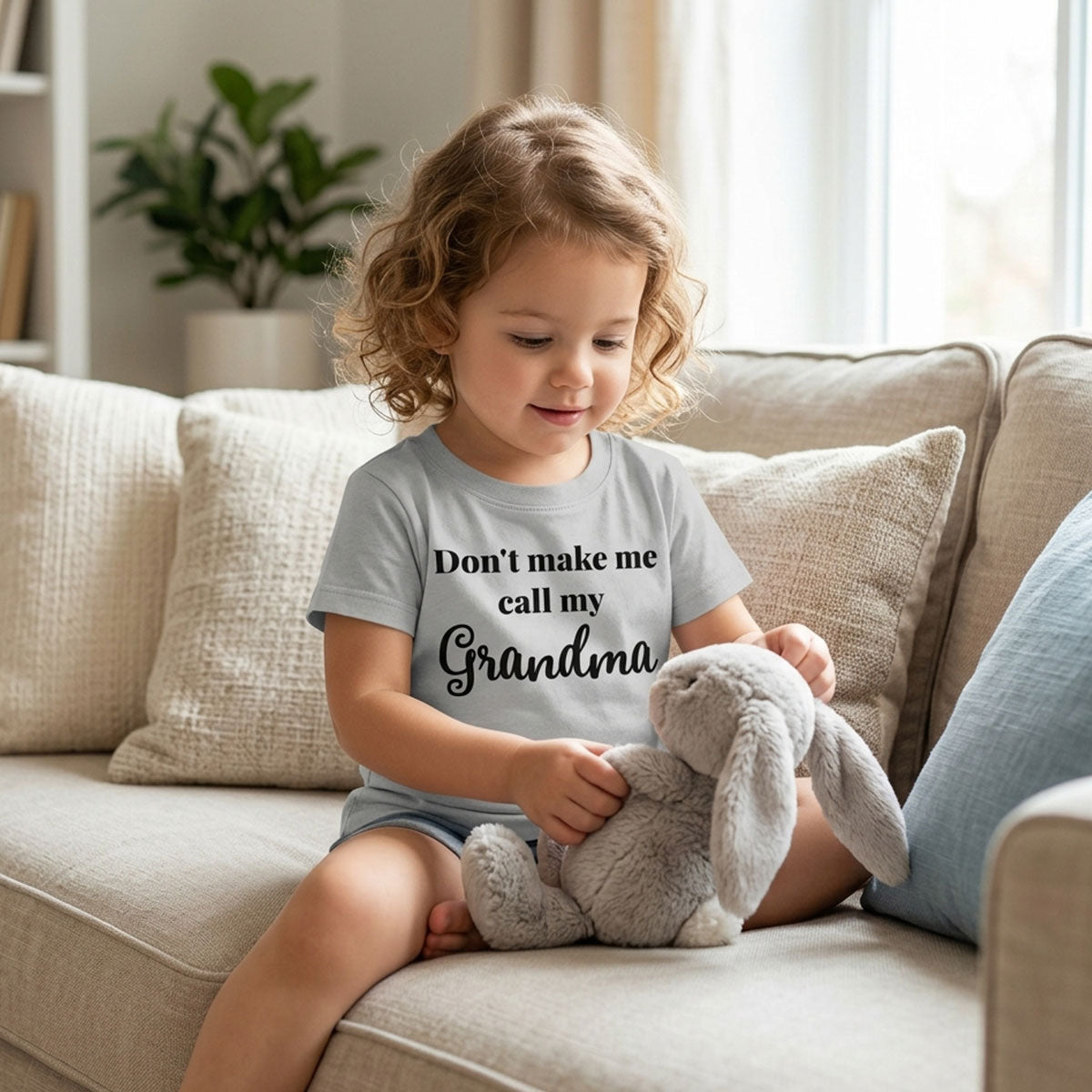 Don't Make Me Call My Grandma Shirt For Kid
