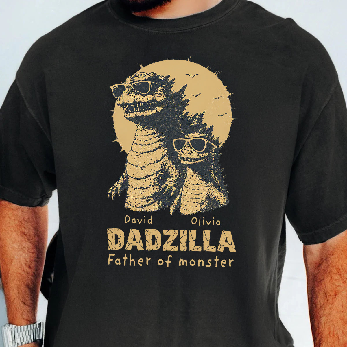 Father of Monsters - Personalized Shirt - Funny Father's Day Gift for Dad, Papa, Husband