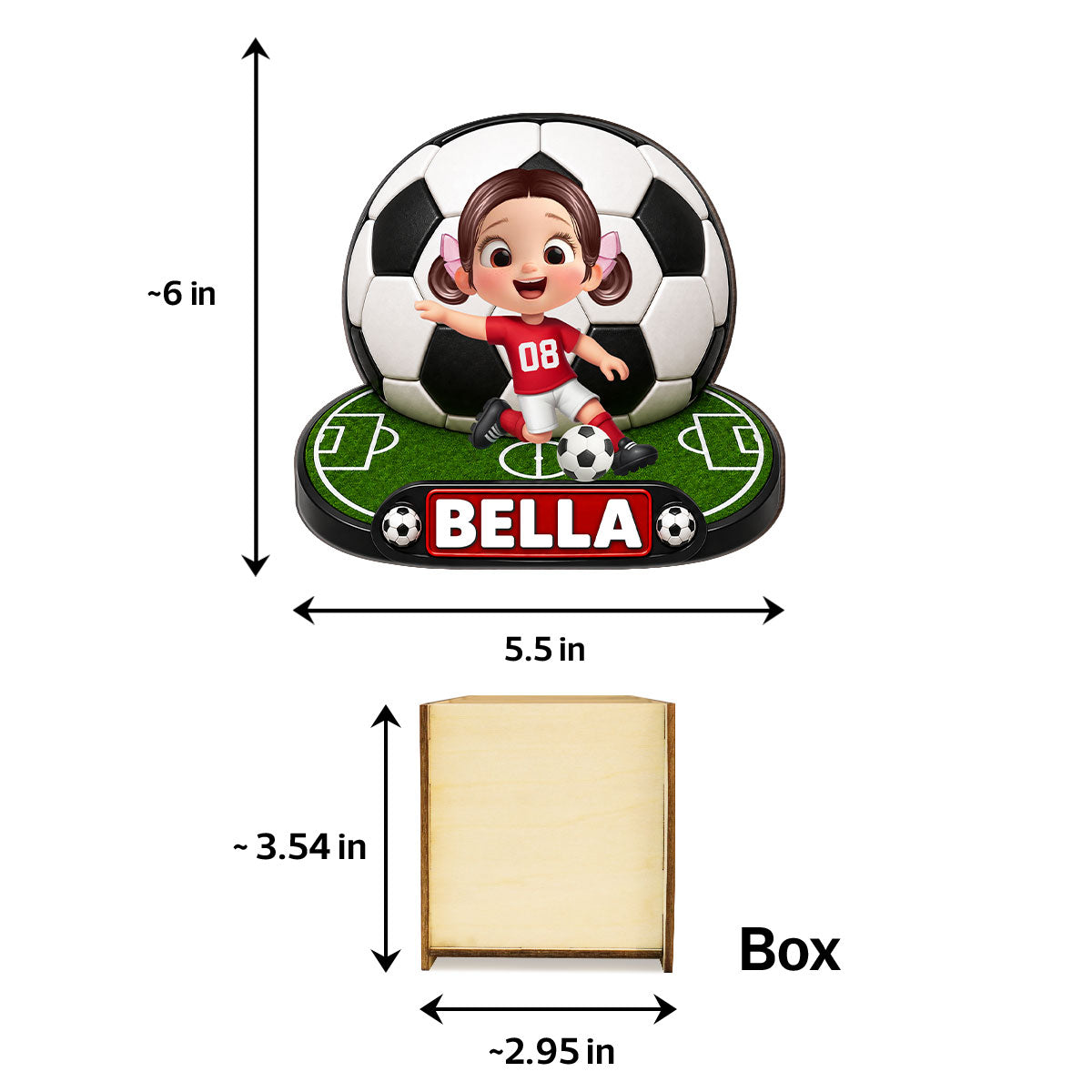 Trending Soccer Kids - Personalized Pencil Holder - Back To School Gift For Kid, Girl, Boy