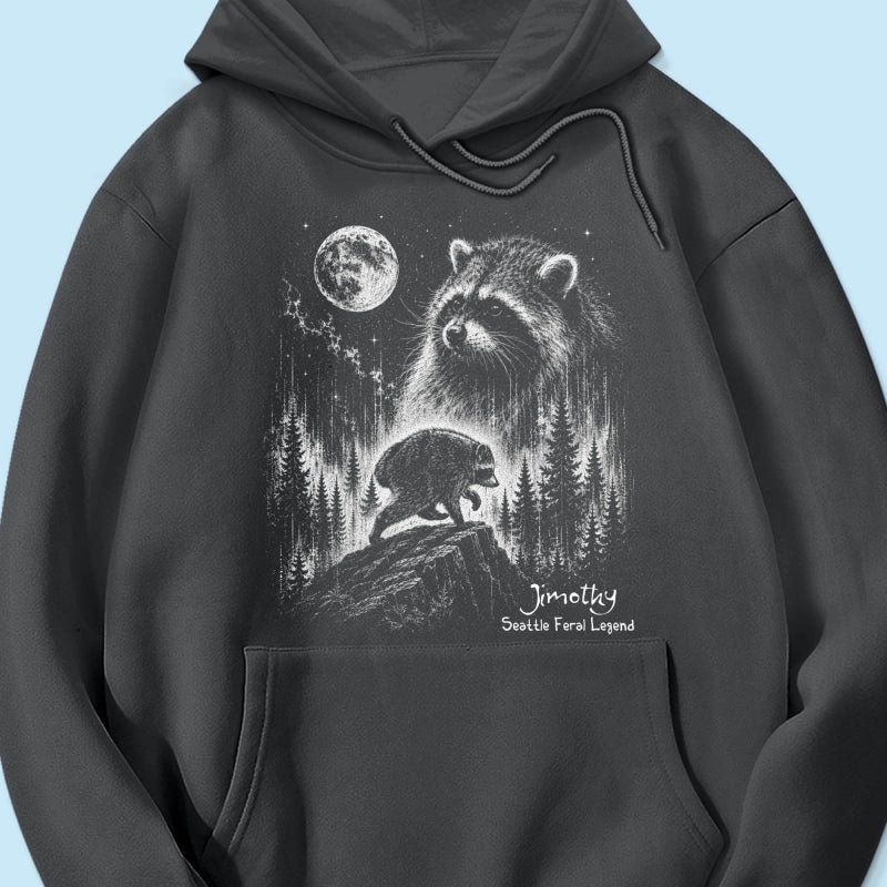 Trending Viral Retro Vintage Jimothy Raccoon Shirt - Trending 2026 Seattle Feral Legend Shirt