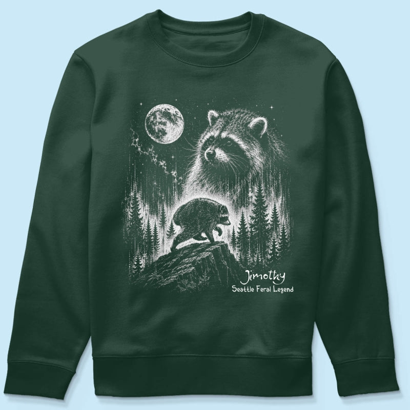 Trending Viral Retro Vintage Jimothy Raccoon Shirt - Trending 2026 Seattle Feral Legend Shirt