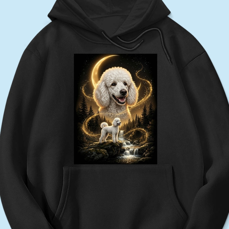 Dog Howling to the Moon - Personalized Shirt - Gift for Dog, Cat Lovers