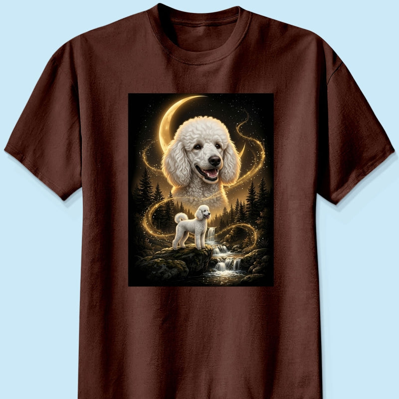 Dog Howling to the Moon - Personalized Shirt - Gift for Dog, Cat Lovers
