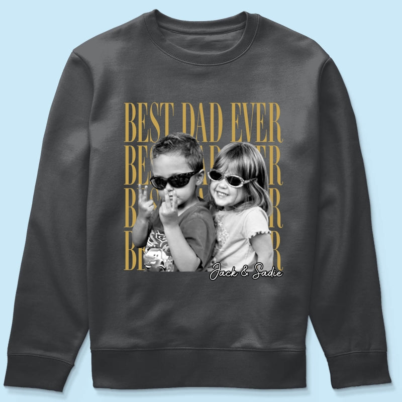 Custom Dad Vintage Photo - Personalized Shirt - Father's Day Gift for Dad, Husband