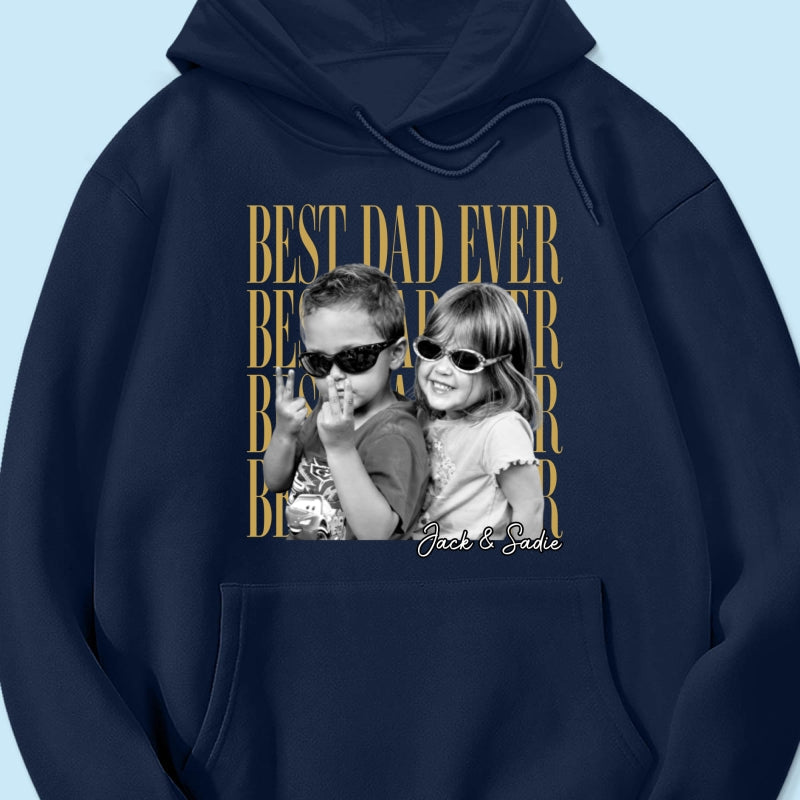 Custom Dad Vintage Photo - Personalized Shirt - Father's Day Gift for Dad, Husband