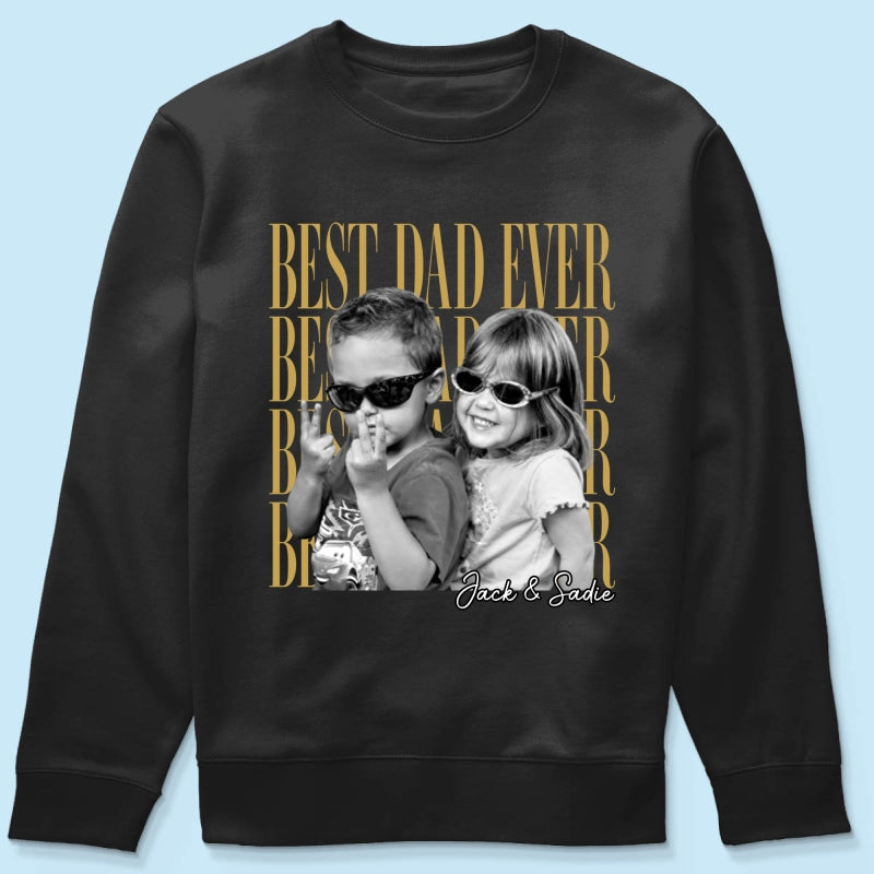 Custom Dad Vintage Photo - Personalized Shirt - Father's Day Gift for Dad, Husband