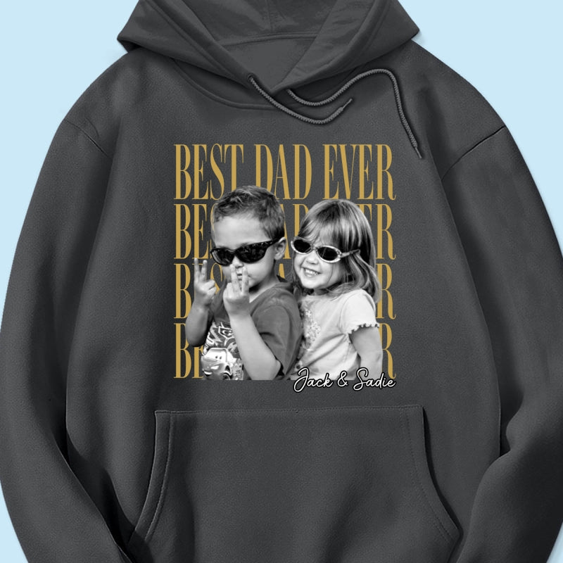 Custom Dad Vintage Photo - Personalized Shirt - Father's Day Gift for Dad, Husband
