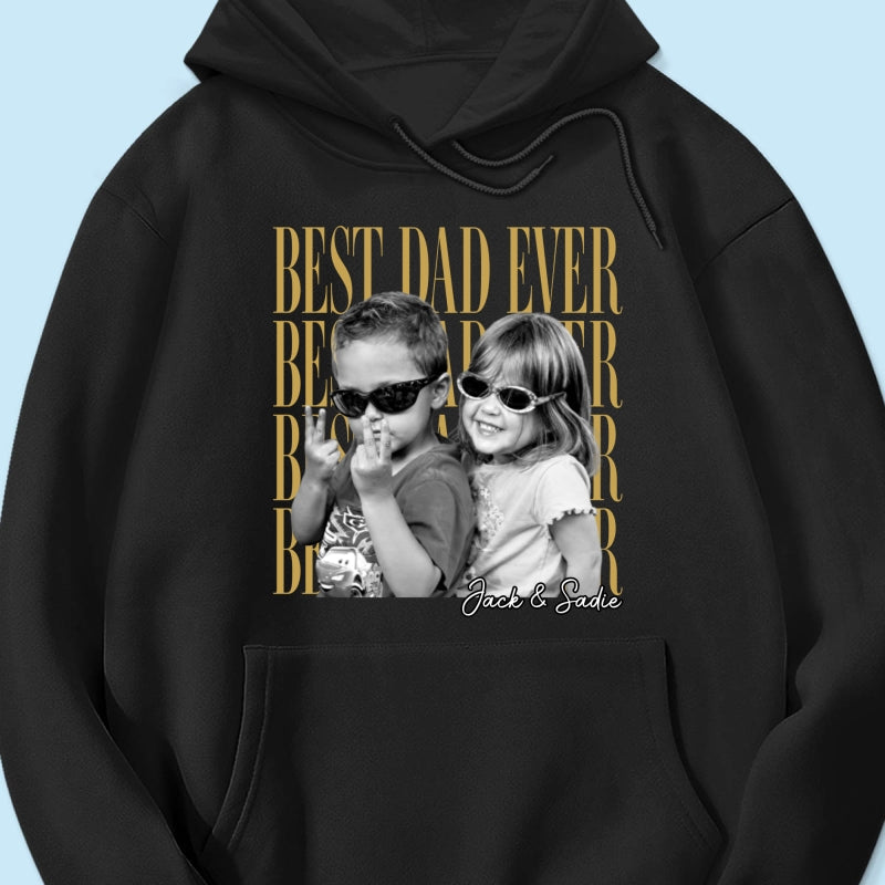 Custom Dad Vintage Photo - Personalized Shirt - Father's Day Gift for Dad, Husband