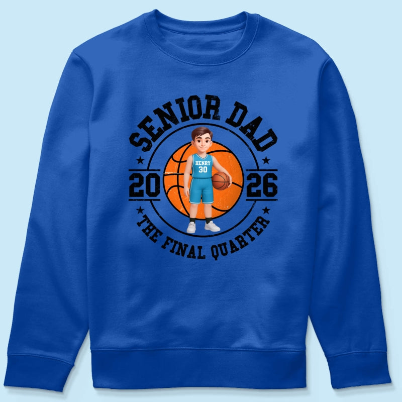 Sport Senior Proud Mom Dad Of Graduate - Personalized Shirt - Basketball, Baseball, Football