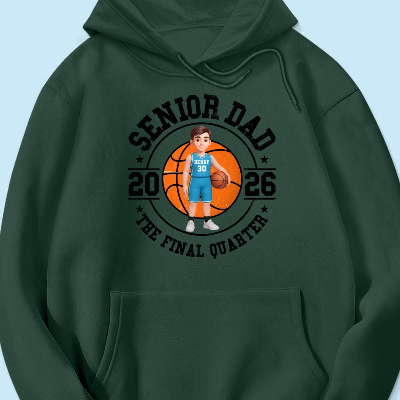 Sport Senior Proud Mom Dad Of Graduate - Personalized Shirt - Basketball, Baseball, Football