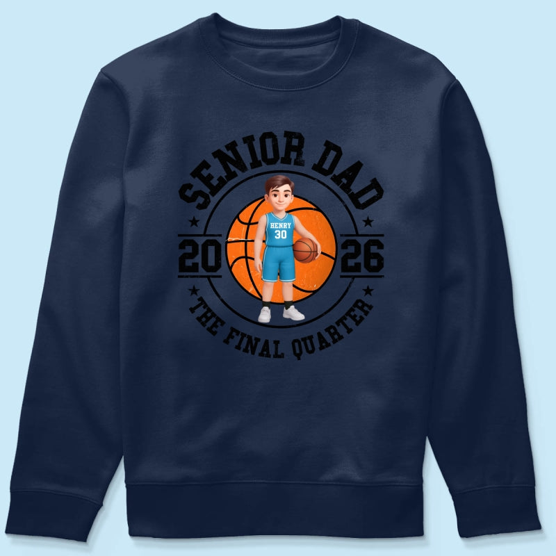 Sport Senior Proud Mom Dad Of Graduate - Personalized Shirt - Basketball, Baseball, Football