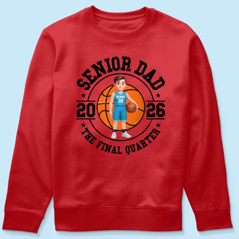 Sport Senior Proud Mom Dad Of Graduate - Personalized Shirt - Basketball, Baseball, Football