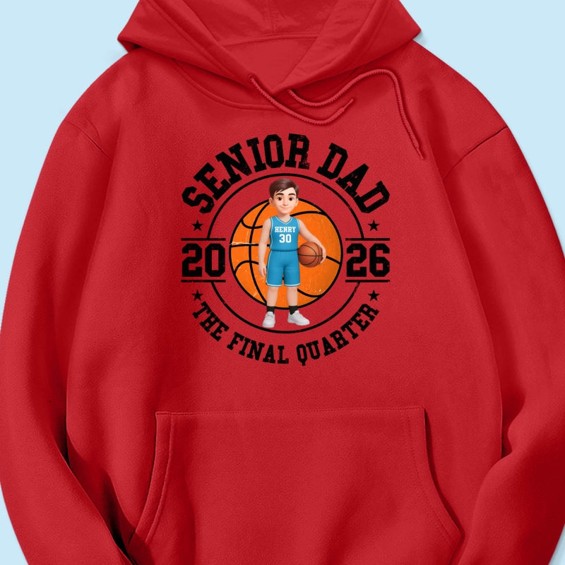 Sport Senior Proud Mom Dad Of Graduate - Personalized Shirt - Basketball, Baseball, Football
