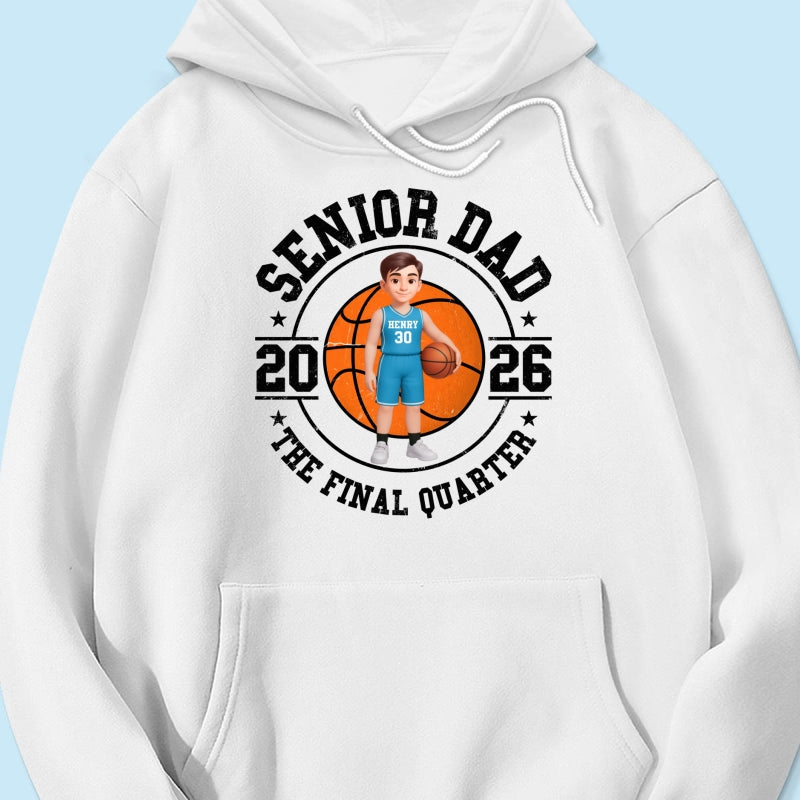 Sport Senior Proud Mom Dad Of Graduate - Personalized Shirt - Basketball, Baseball, Football