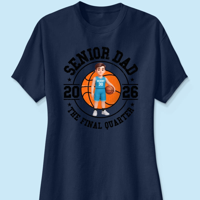 Sport Senior Proud Mom Dad Of Graduate - Personalized Shirt - Basketball, Baseball, Football