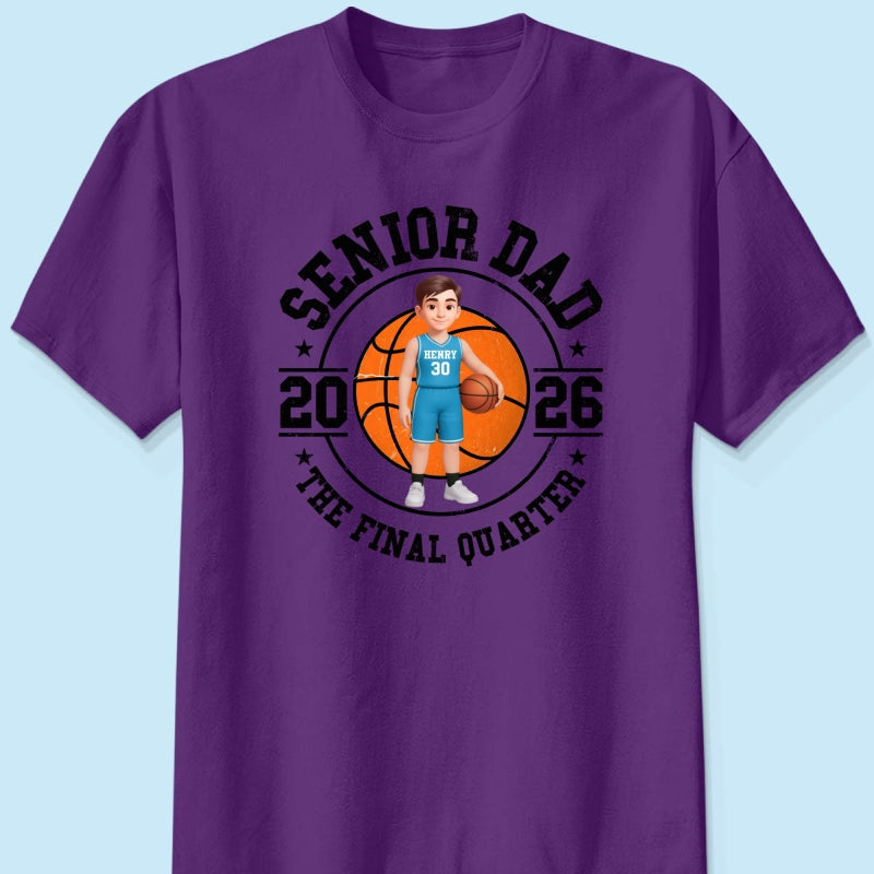 Sport Senior Proud Mom Dad Of Graduate - Personalized Shirt - Basketball, Baseball, Football