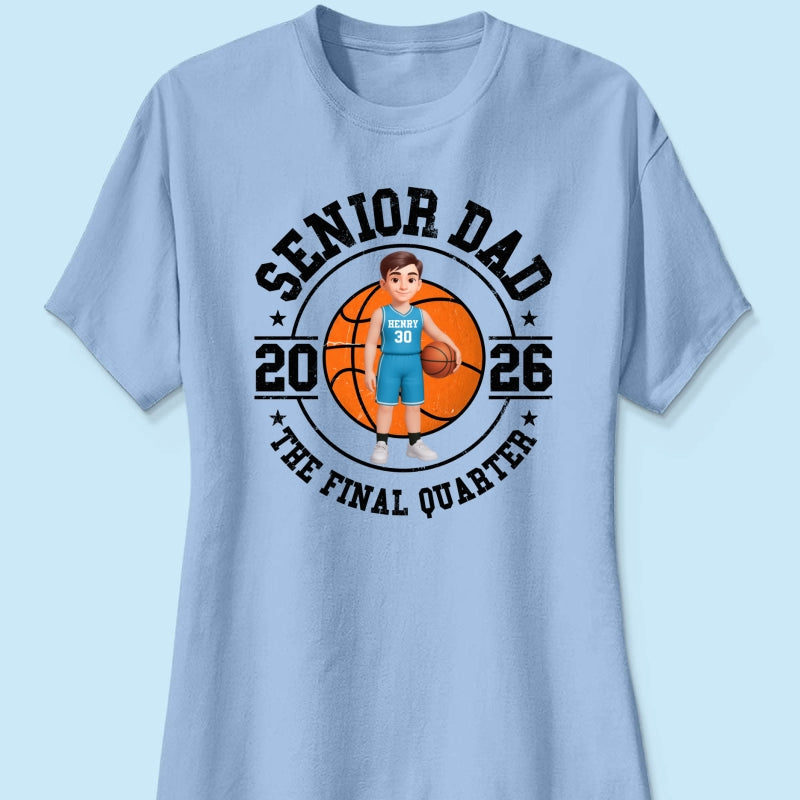Sport Senior Proud Mom Dad Of Graduate - Personalized Shirt - Basketball, Baseball, Football