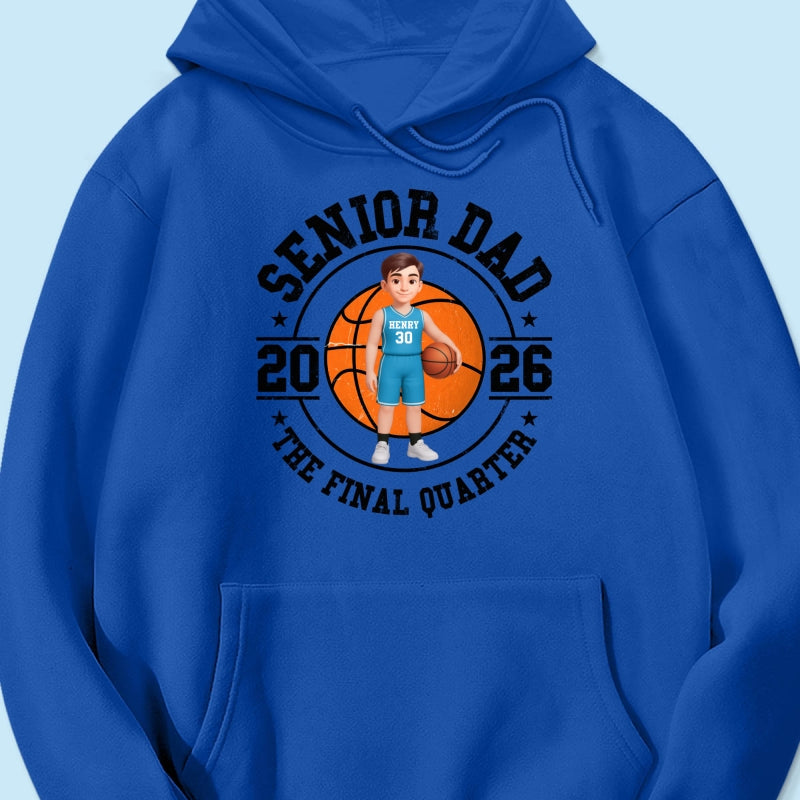Sport Senior Proud Mom Dad Of Graduate - Personalized Shirt - Basketball, Baseball, Football
