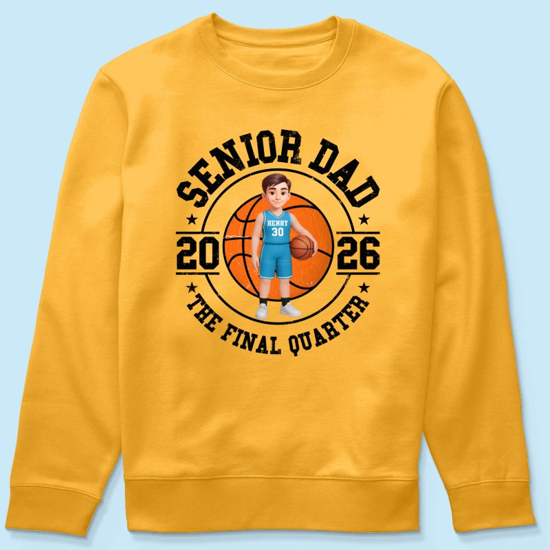 Sport Senior Proud Mom Dad Of Graduate - Personalized Shirt - Basketball, Baseball, Football