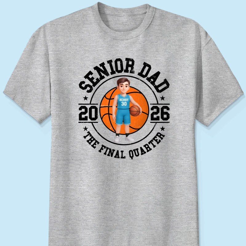 Sport Senior Proud Mom Dad Of Graduate - Personalized Shirt - Basketball, Baseball, Football