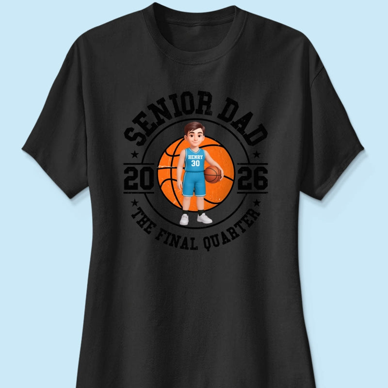 Sport Senior Proud Mom Dad Of Graduate - Personalized Shirt - Basketball, Baseball, Football