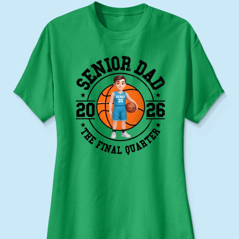 Sport Senior Proud Mom Dad Of Graduate - Personalized Shirt - Basketball, Baseball, Football