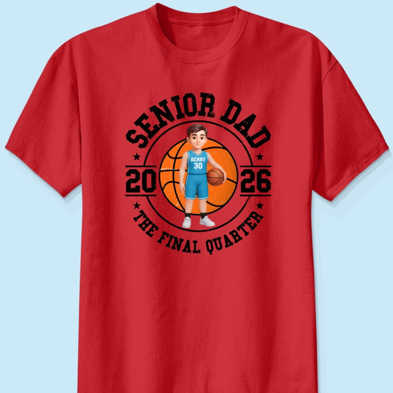 Sport Senior Proud Mom Dad Of Graduate - Personalized Shirt - Basketball, Baseball, Football