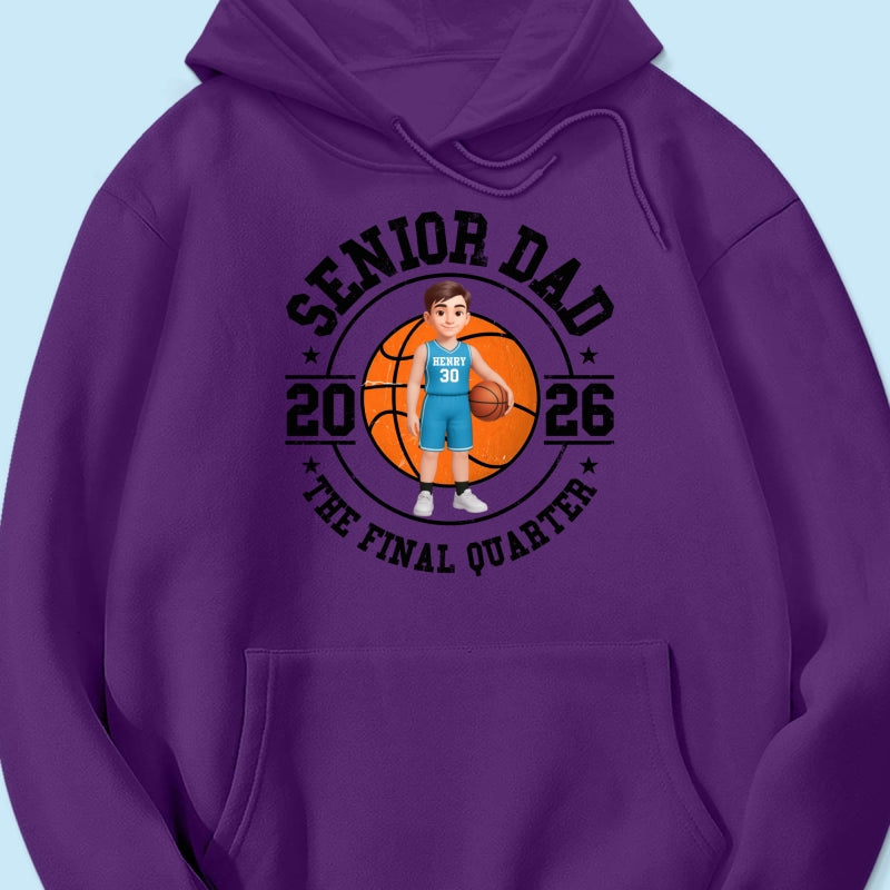 Sport Senior Proud Mom Dad Of Graduate - Personalized Shirt - Basketball, Baseball, Football