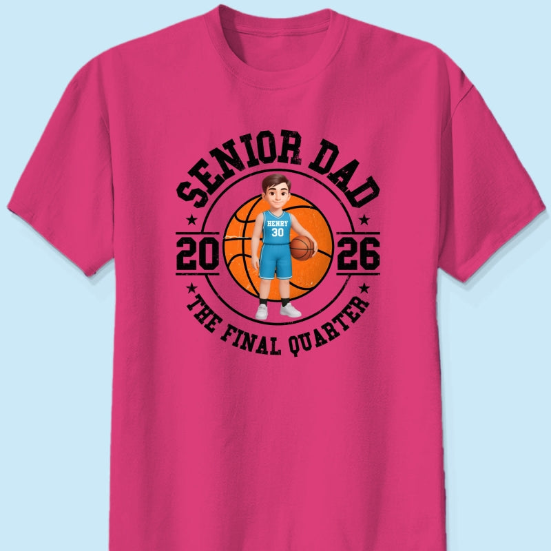Sport Senior Proud Mom Dad Of Graduate - Personalized Shirt - Basketball, Baseball, Football