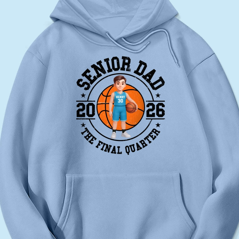 Sport Senior Proud Mom Dad Of Graduate - Personalized Shirt - Basketball, Baseball, Football