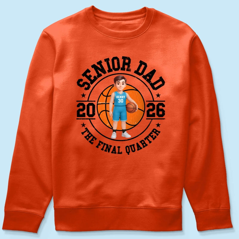 Sport Senior Proud Mom Dad Of Graduate - Personalized Shirt - Basketball, Baseball, Football