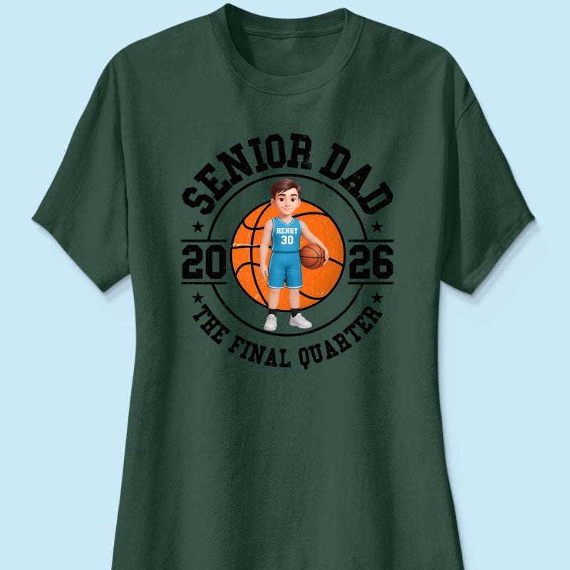 Sport Senior Proud Mom Dad Of Graduate - Personalized Shirt - Basketball, Baseball, Football