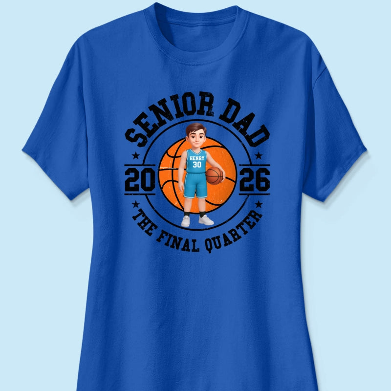 Sport Senior Proud Mom Dad Of Graduate - Personalized Shirt - Basketball, Baseball, Football