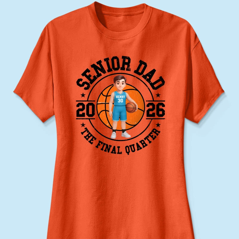 Sport Senior Proud Mom Dad Of Graduate - Personalized Shirt - Basketball, Baseball, Football