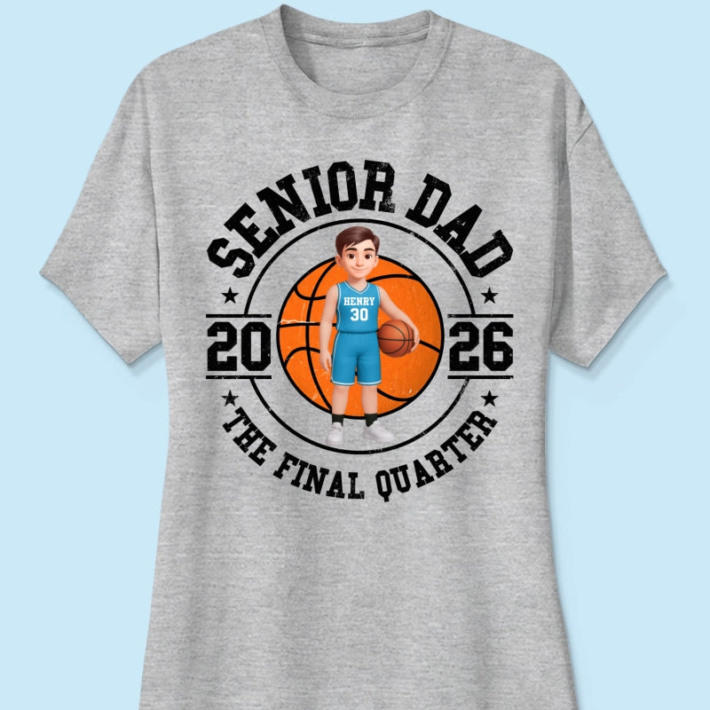 Sport Senior Proud Mom Dad Of Graduate - Personalized Shirt - Basketball, Baseball, Football