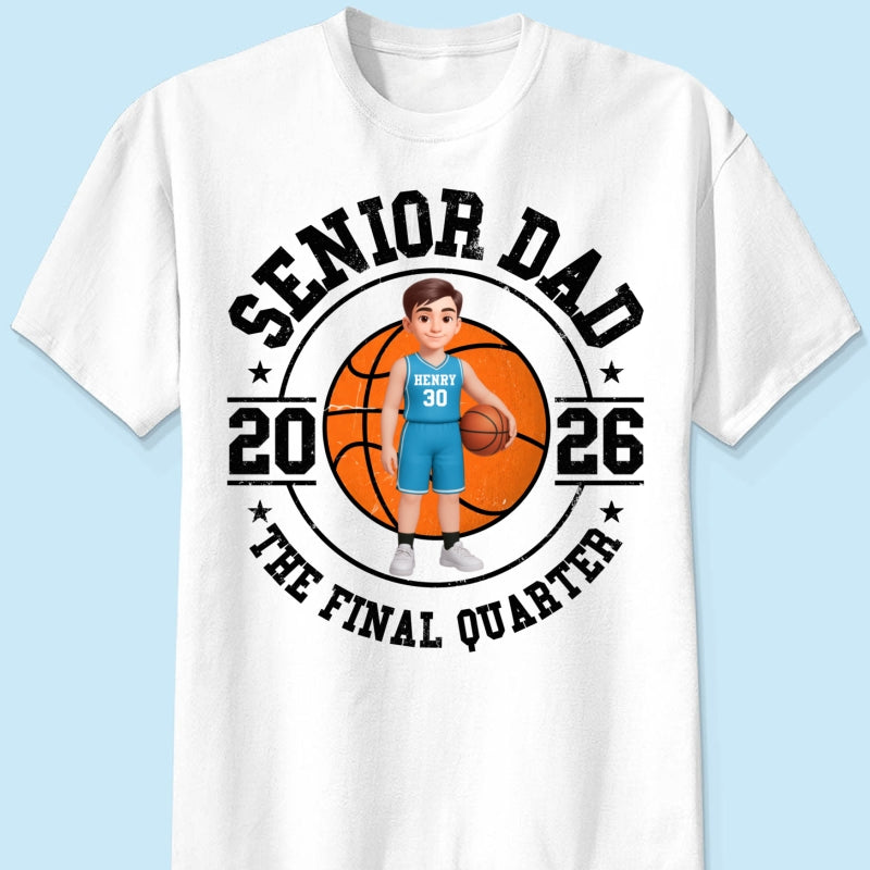 Sport Senior Proud Mom Dad Of Graduate - Personalized Shirt - Basketball, Baseball, Football