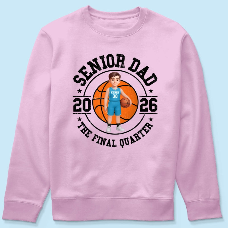 Sport Senior Proud Mom Dad Of Graduate - Personalized Shirt - Basketball, Baseball, Football