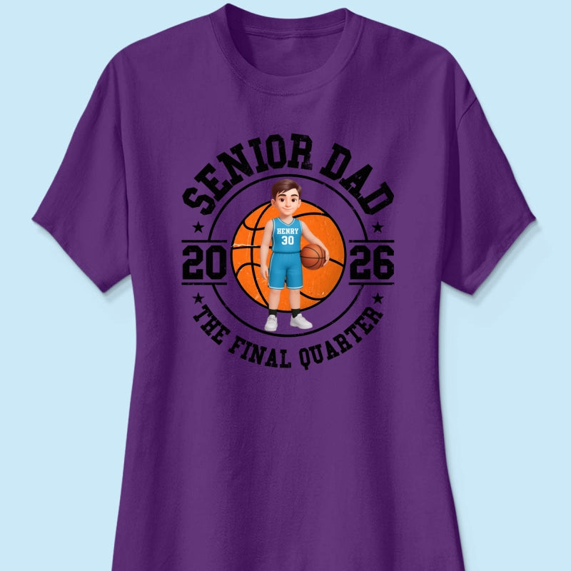 Sport Senior Proud Mom Dad Of Graduate - Personalized Shirt - Basketball, Baseball, Football