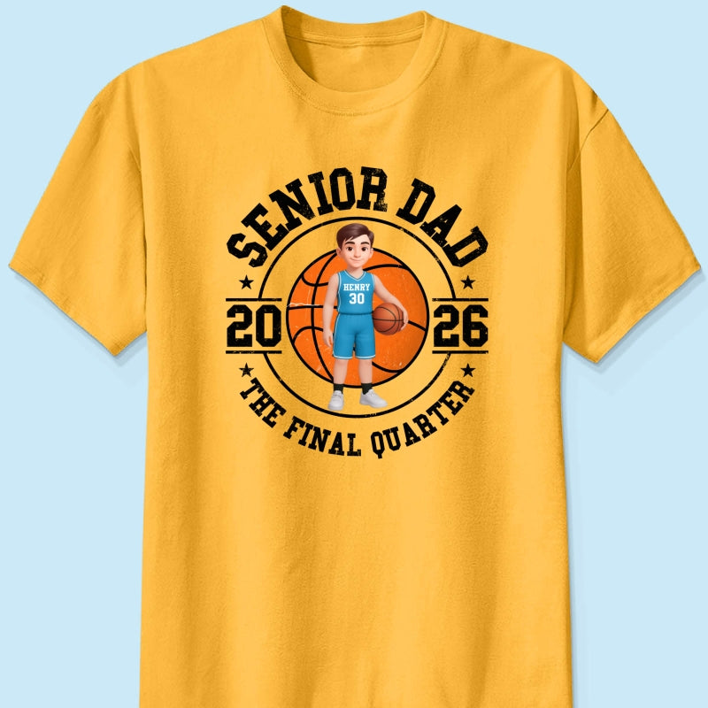 Sport Senior Proud Mom Dad Of Graduate - Personalized Shirt - Basketball, Baseball, Football