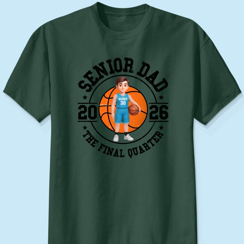 Sport Senior Proud Mom Dad Of Graduate - Personalized Shirt - Basketball, Baseball, Football