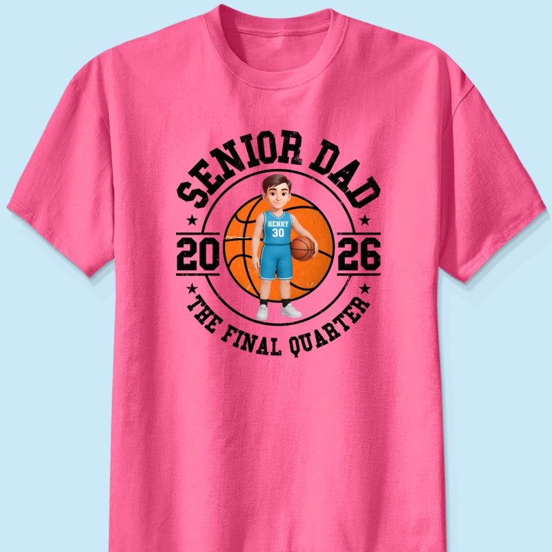 Sport Senior Proud Mom Dad Of Graduate - Personalized Shirt - Basketball, Baseball, Football