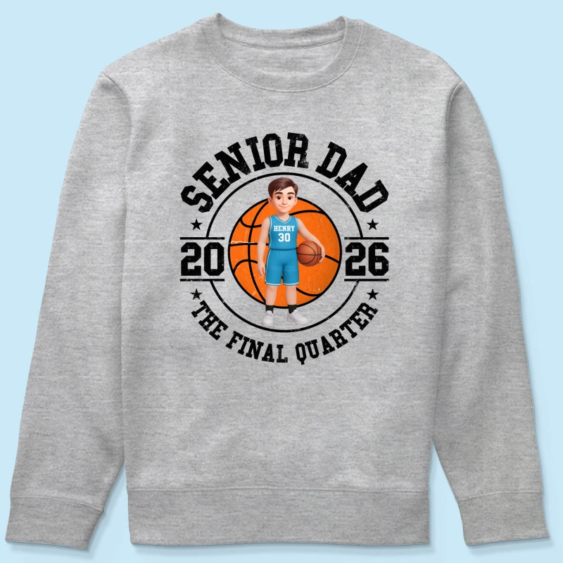 Sport Senior Proud Mom Dad Of Graduate - Personalized Shirt - Basketball, Baseball, Football