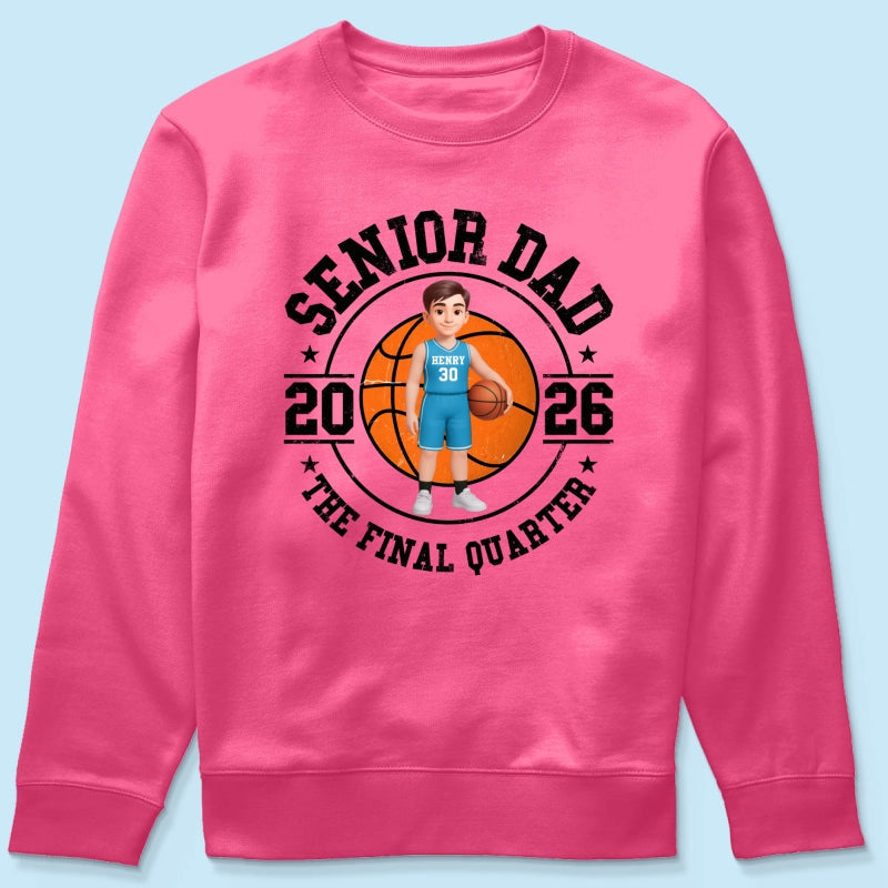 Sport Senior Proud Mom Dad Of Graduate - Personalized Shirt - Basketball, Baseball, Football