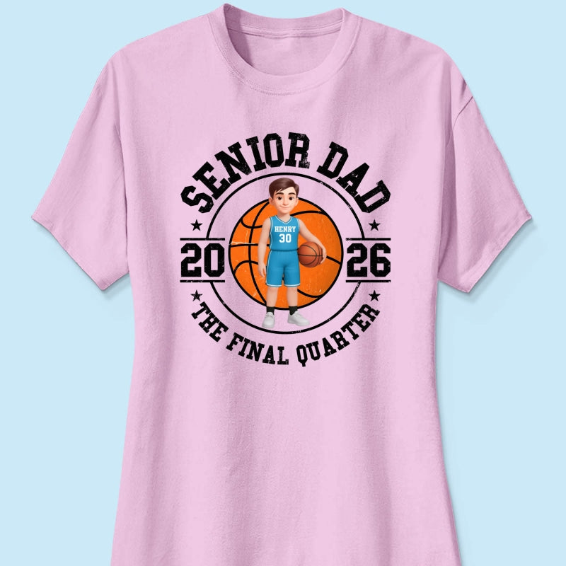 Sport Senior Proud Mom Dad Of Graduate - Personalized Shirt - Basketball, Baseball, Football